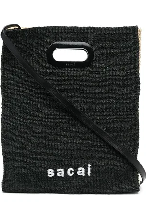 SACAI Bolso shopper con logo bordado