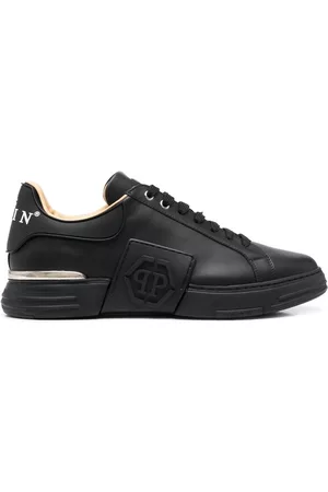 Philipp Plein Zapatillas bajas con motivo hexagonal