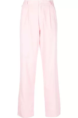 VERSACE Pantalones rectos de talle alto 1990