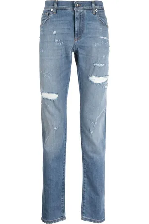 Dolce & Gabbana Vaqueros con efecto envejecido