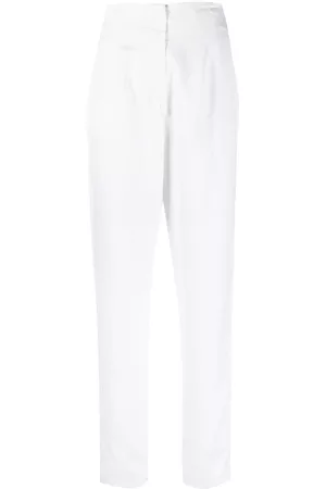 VERSACE Pantalones rectos de talle alto 2000