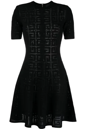 Givenchy Vestido acampanado con motivo 4G