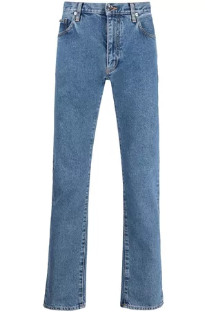 OFF-WHITE Vaqueros rectos con logo estampado
