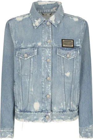 Dolce & Gabbana Chaqueta vaquera con logo
