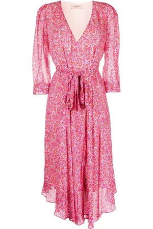 Twin-Set Vestido midi con cintura lazada