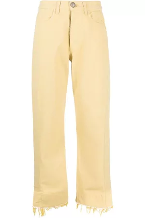 Jil Sander Pantalones rectos de talle alto