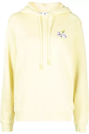 OFF-WHITE Sudadera Floral Arrows con capucha