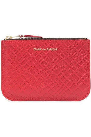 Comme des Garçons Cartera con diseño en relieve