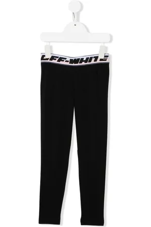 OFF-WHITE Leggins de talle medio con cinturilla del logo