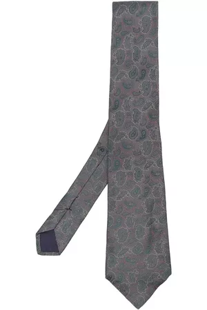 VERSACE Corbata con estampado de cachemira 1970