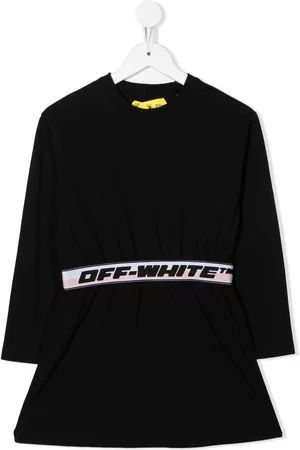 OFF-WHITE Vestido corto con logo en la cinturilla