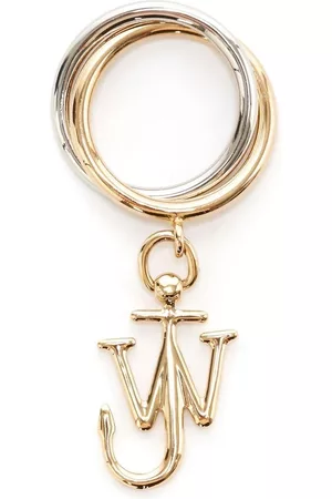 J.W.Anderson Anillo con charm Anchor
