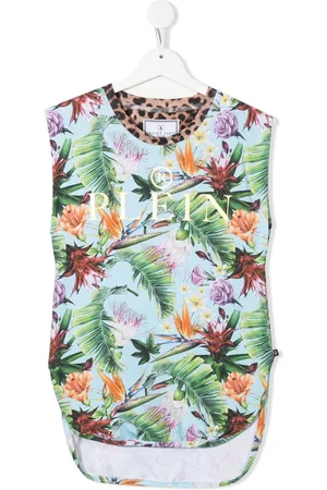 Philipp Plein Vestido con motivo floral