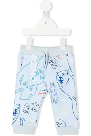 Kenzo Pantalones de chándal con logo estampado