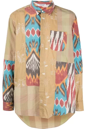 ENGINEERED GARMENTS Camisa larga con diseño patchwork