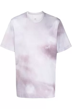 OAMC Camiseta con estampado tie-dye y logo
