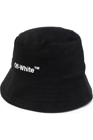 OFF-WHITE Sombrero de pescador Helvetica con logo