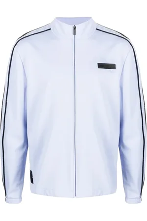 Alexander McQueen Chaqueta con parche del logo