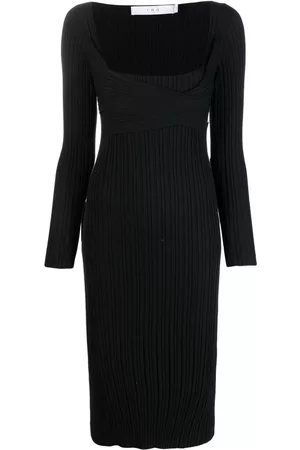 IRO Vestido de canalé midi