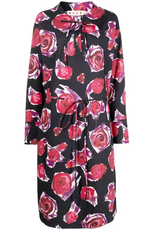 Marni Vestido con motivo de rosas