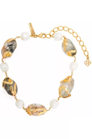 Oscar de la Renta Pulsera con cuentas de perlas