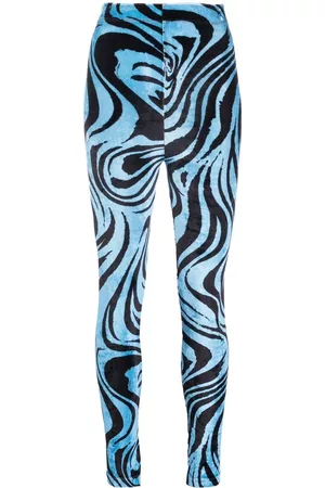 Serafini Leggins con estampado arremolinado