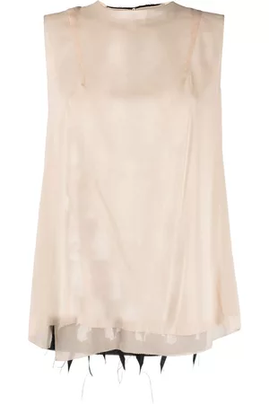 Maison Margiela Blusa sin mangas con aberturas