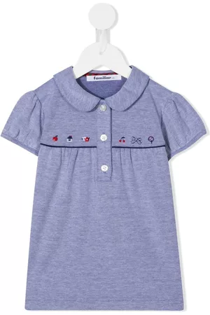 Familiar Polo con motivo bordado