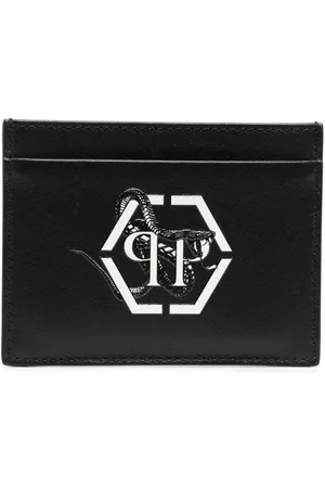Philipp Plein Tarjetero French con motivo hexagonal