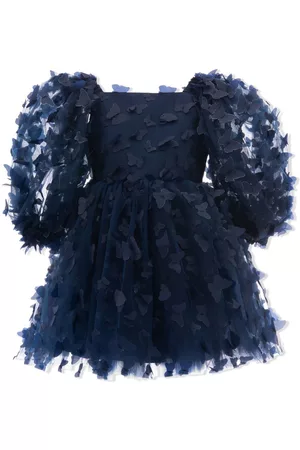 Tulleen Vestido Mariposa con aplique floral