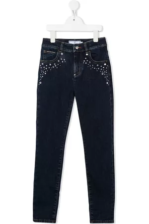 Philipp Plein Vaqueros slim de talle medio