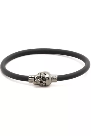Alexander McQueen Pulsera con charm de calavera