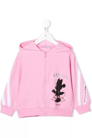 MONNALISA Sudadera Minnie con capucha y cremallera