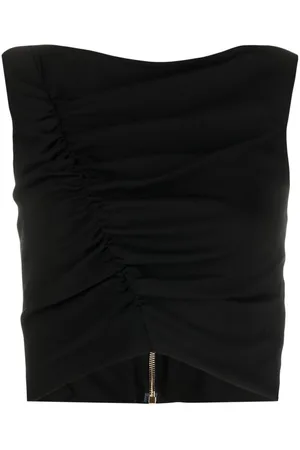 VERSACE Top con diseño fruncido