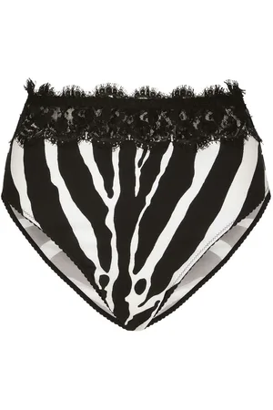 Dolce & Gabbana Bragas con estampado de cebra