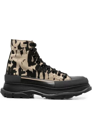 Alexander McQueen Botas con estampado gráfico