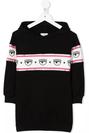 Chiara Ferragni Vestido estilo sudadera con capucha y logo