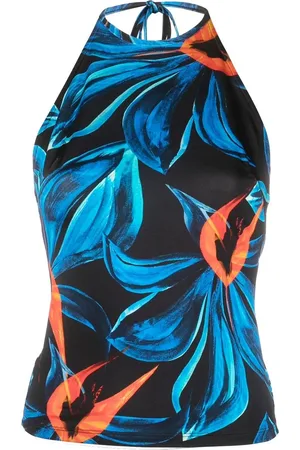 Louisa Ballou Top con cuello halter