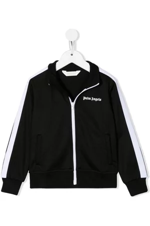 Palm Angels Sudadera con logo y cremallera