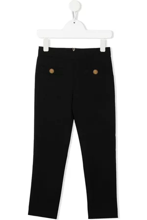 Balmain Pantalones rectos con cremallera