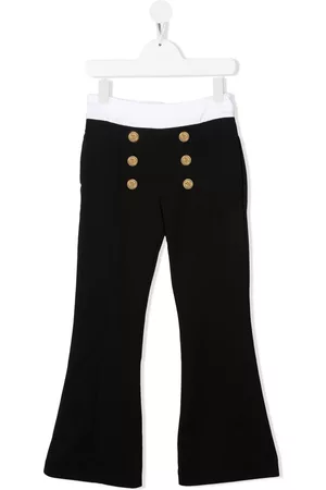 Balmain Pantalones acampanados con botones