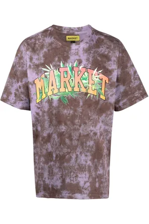 MARKET Camiseta con motivo tie-dye y logo