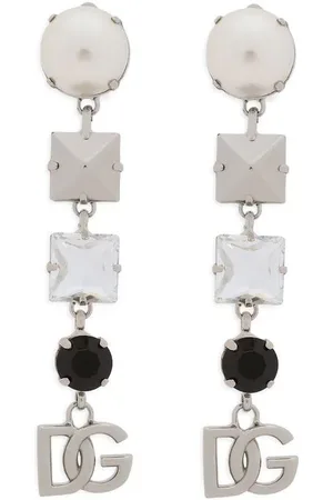 Dolce & Gabbana Pendientes con colgante de logo