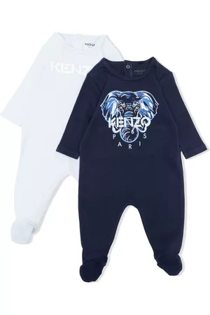 Kenzo Pack de dos pijamas con logo estampado