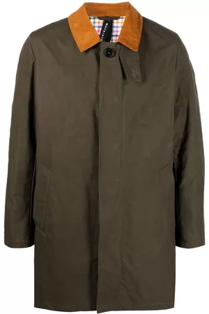 MACKINTOSH Abrigo NORFOLK con cuello en contraste