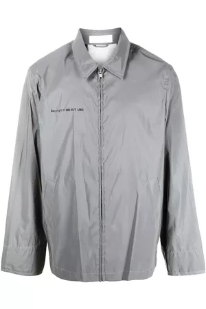Helmut Lang Chaqueta con cremallera y logo
