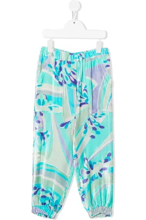 PUCCI Junior Pantalones con motivo abstracto
