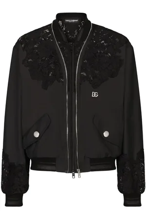 Dolce & Gabbana Chaqueta bomber con parche del logo