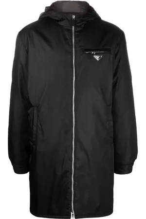 Prada Parka con logo triangular