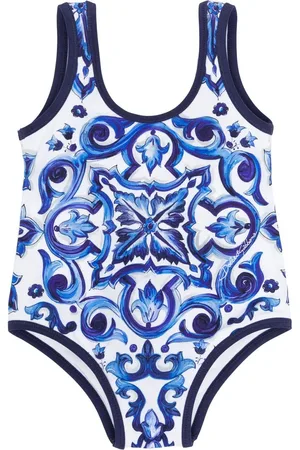 Dolce & Gabbana Bañador con estampado mayólica